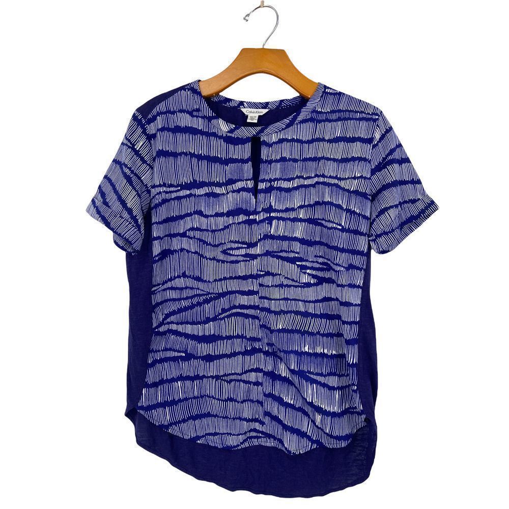 Calvin Klein Blue Short Sleeve TShirt XS/TP